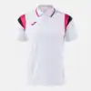 POLO SHIRT SHORT SLEEVE TERRA WHITE FUCHSIA