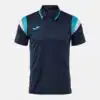 POLO SHORT SLEEVE TERRA DARK NAVY TURQUOISE FLUORESCENT