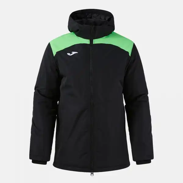 ANORAK TRIVOR II BLACK GREEN FLUOR