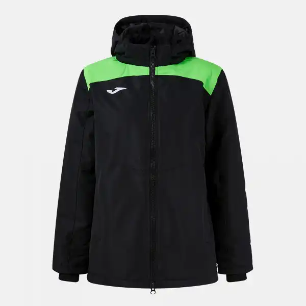 ANORAK TRIVOR II BLACK GREEN FLUOR
